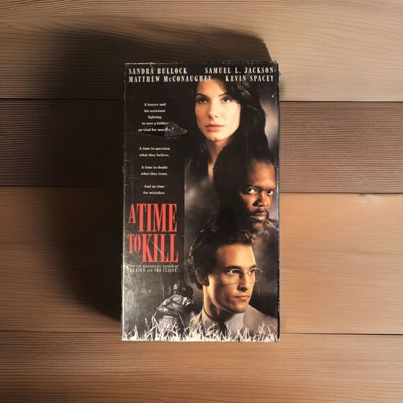 A Time to Kill (VHS, 1996) Sandra Bullock Samuel Jackson McConaughey Sealed - Picture 1 of 5